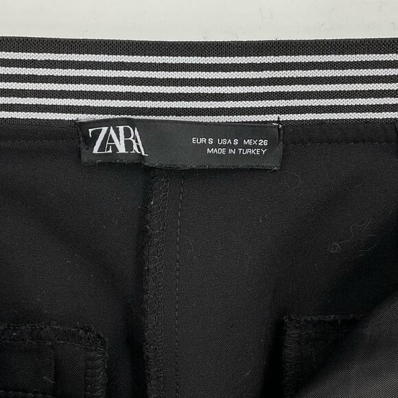 Zara Casual Trouser Pants Black Women's Small - Picture 4 of 8